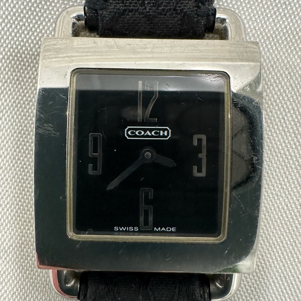 Coach Women’s 0221 Rectangular Stainless Steel Bl… - image 2